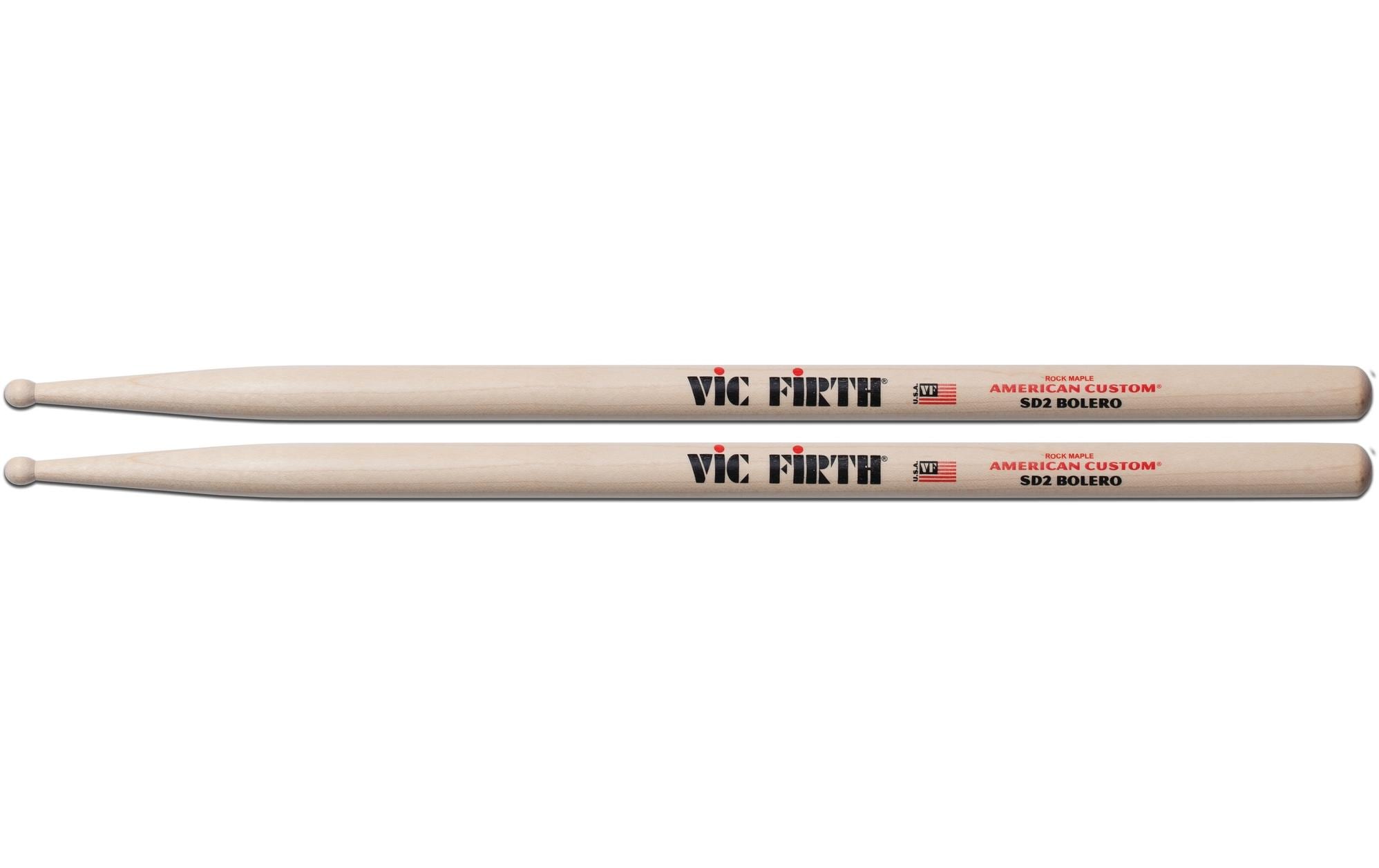 Vic Firth VFSD2 Drum Sticks SD2 Bolero Drum Sticks, Paar