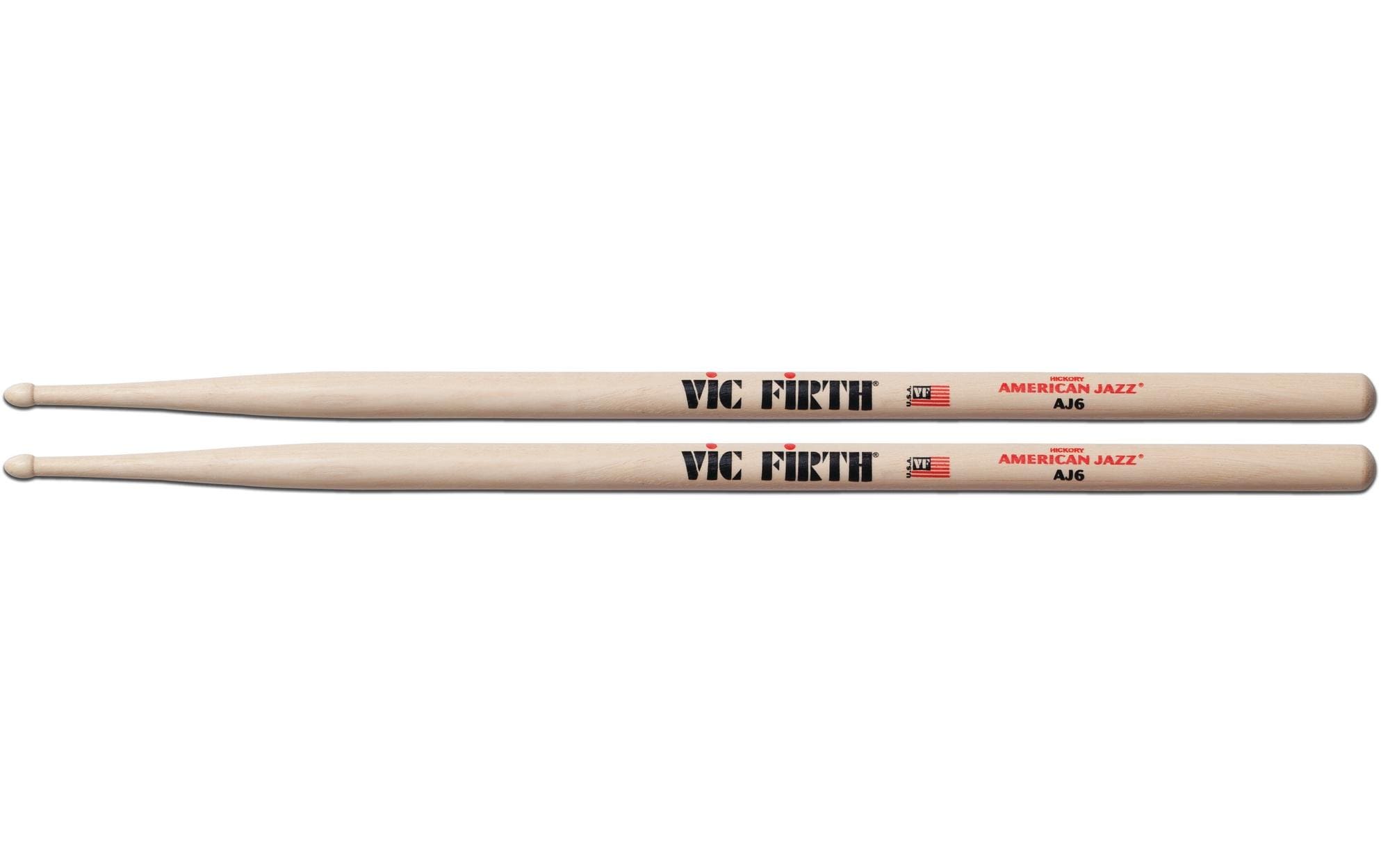 Vic Firth VFAJ6 Drum Sticks AJ6 Drum Sticks, Paar, American Jazz