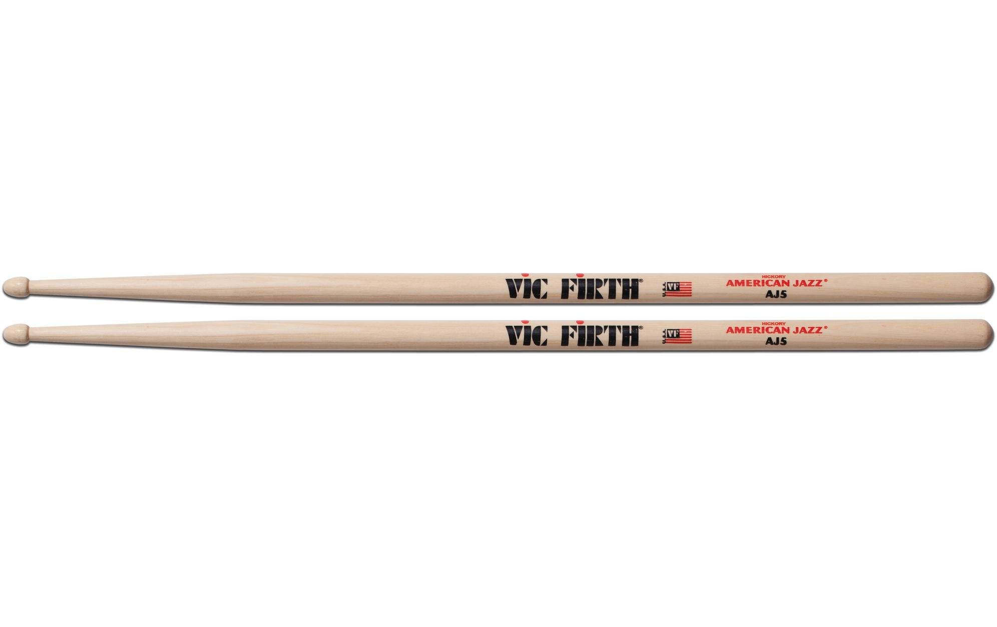 Vic Firth VFAJ5 Drum Sticks AJ5 Drum Sticks, Paar, American Jazz