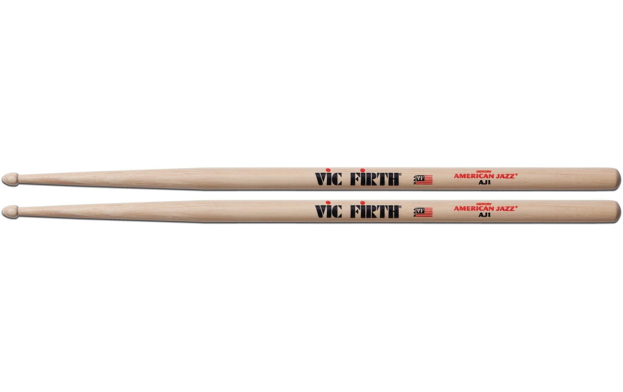 Vic Firth VFAJ1 Drum Sticks AJ1 Drum Sticks, Paar, American Jazz