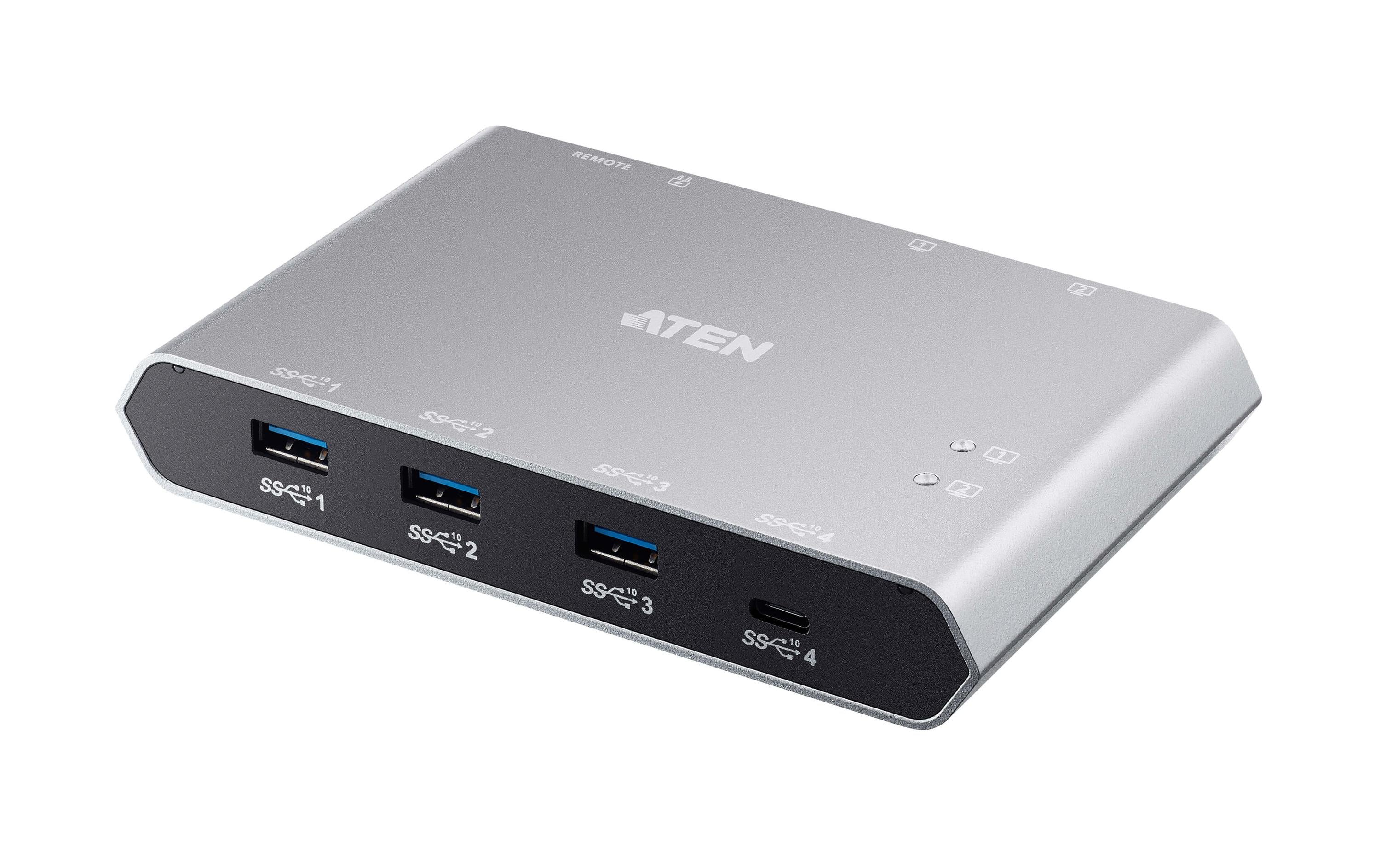 Aten 2-Port USB3.1 Gen1  Sharing Switch USB-A, USB-B, Remote Port