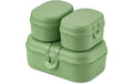 Koziol Lunchbox Pascal ready mini grün, bio-circular