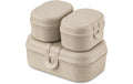 Koziol Lunchbox Pascal ready mini sand, bio-circular