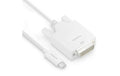 Purelink USB-C auf DVI Kabel, 1m 1920x1200, iSerie, Farbe: weiss