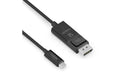 Purelink USB-C auf DP Kabel, 1.5m 4K60Hz, iSerie, Farbe: schwarz