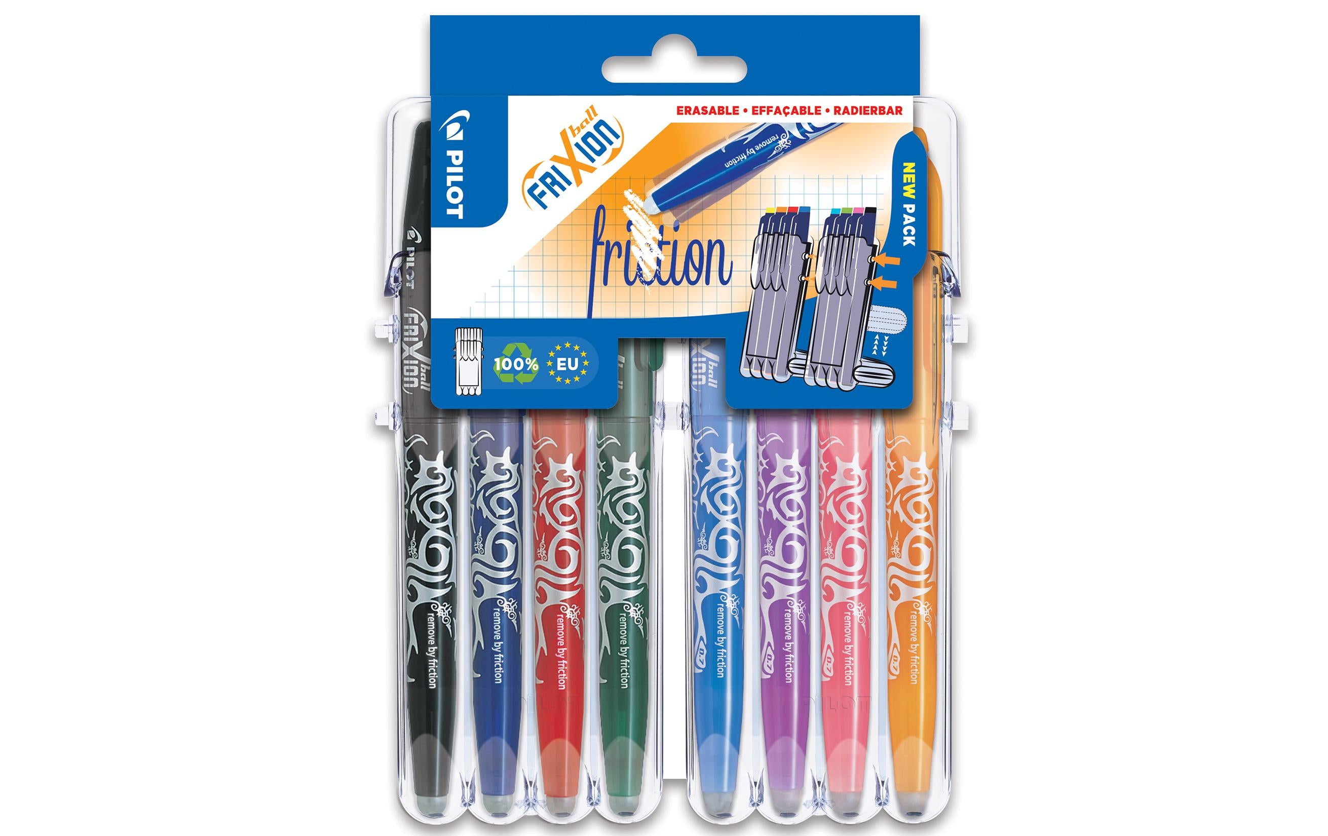 Pilot FriXion Ball 0.7 SEt2Go 8er Set assortiert