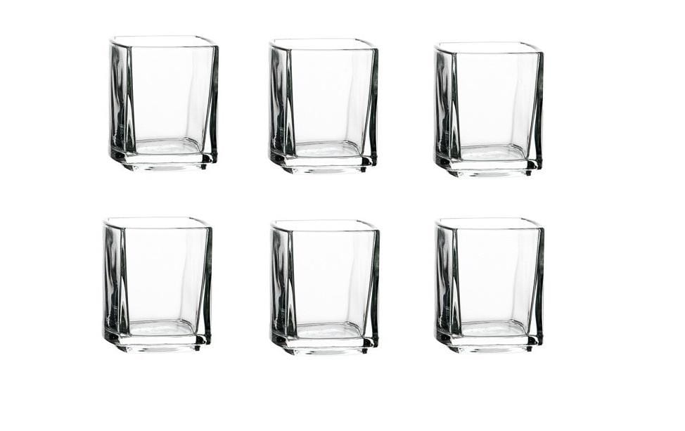 La Rochère Vorspeisenglas Kube 0.5dl 6er Set, H:5.2cm, D:4.5cm