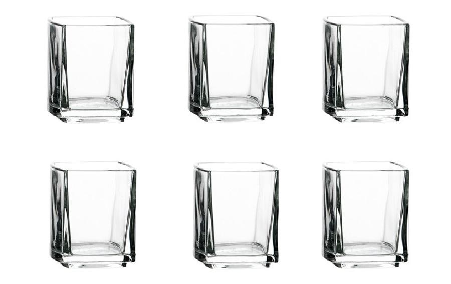 La Rochère Vorspeisenglas Kube 1dl 6er Set, H:6.8cm