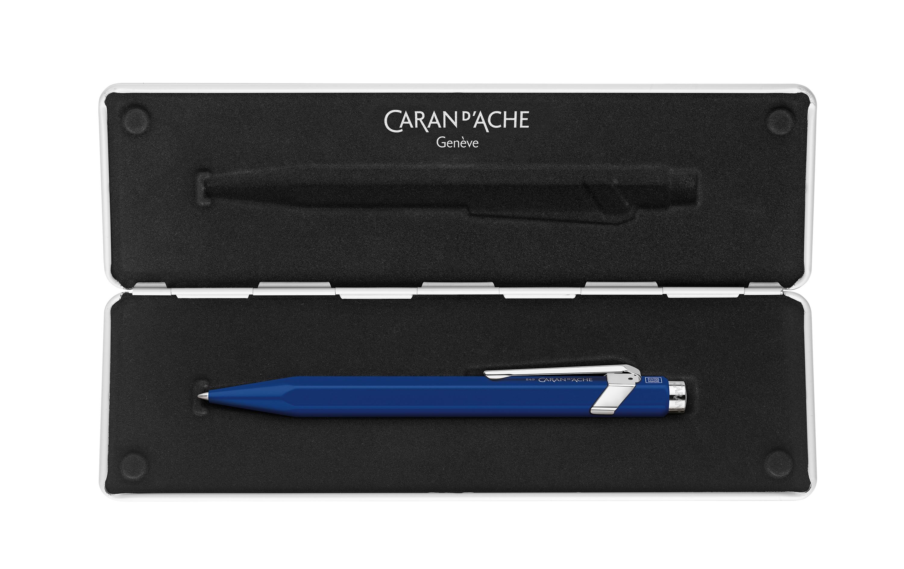 Caran d'Ache Kugelschreiber 849 ClassicLine Blau, mit Etui