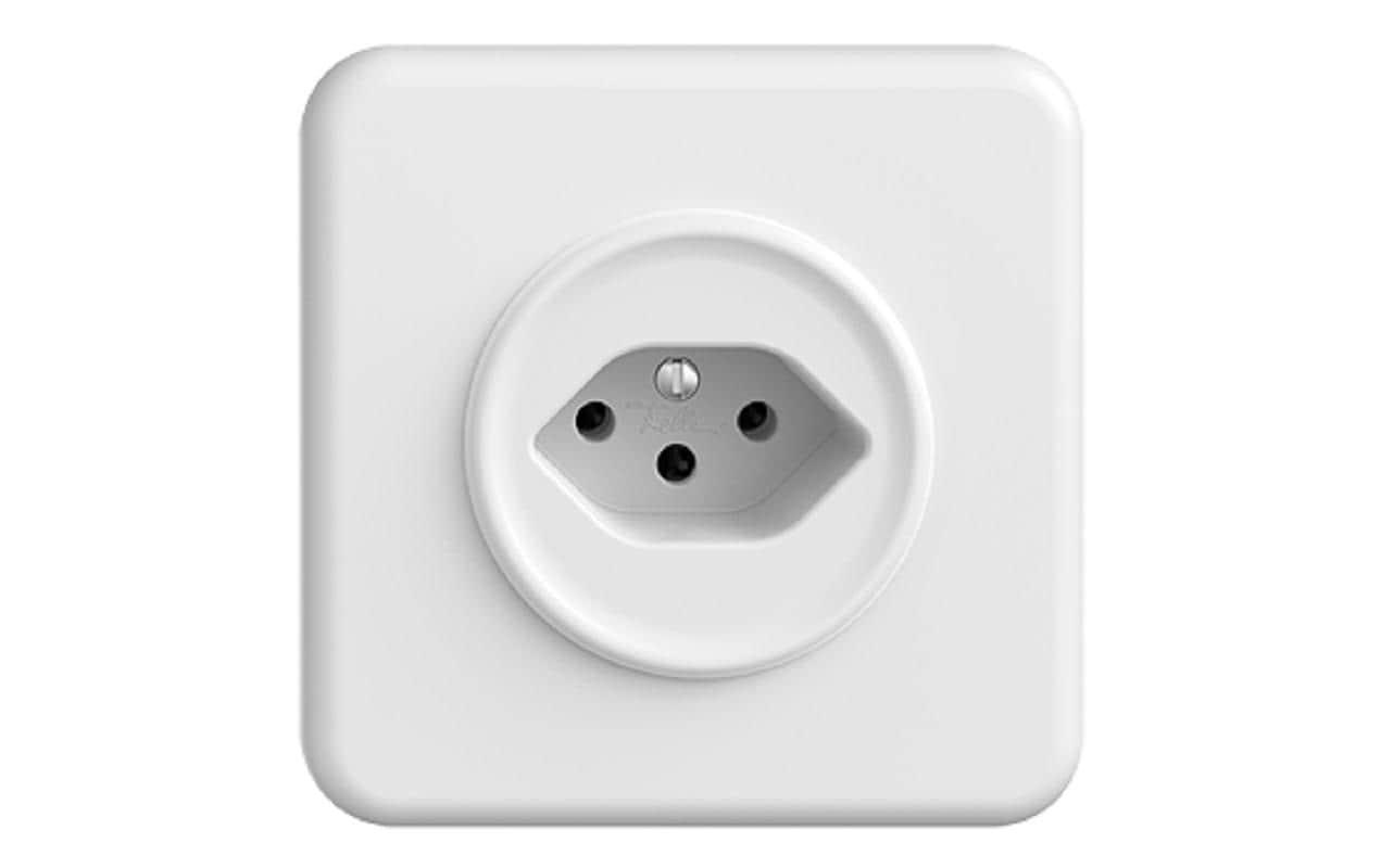 Feller UP-Steckdose StandardDUE T13 weiss, IP20