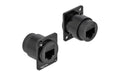 Delock Modul: D-Typ RJ45 Cat.6 Buchse-Buchse, schwarz