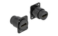 Delock Modul: D-Typ HDMI-A Buchse-Buchse, schwarz