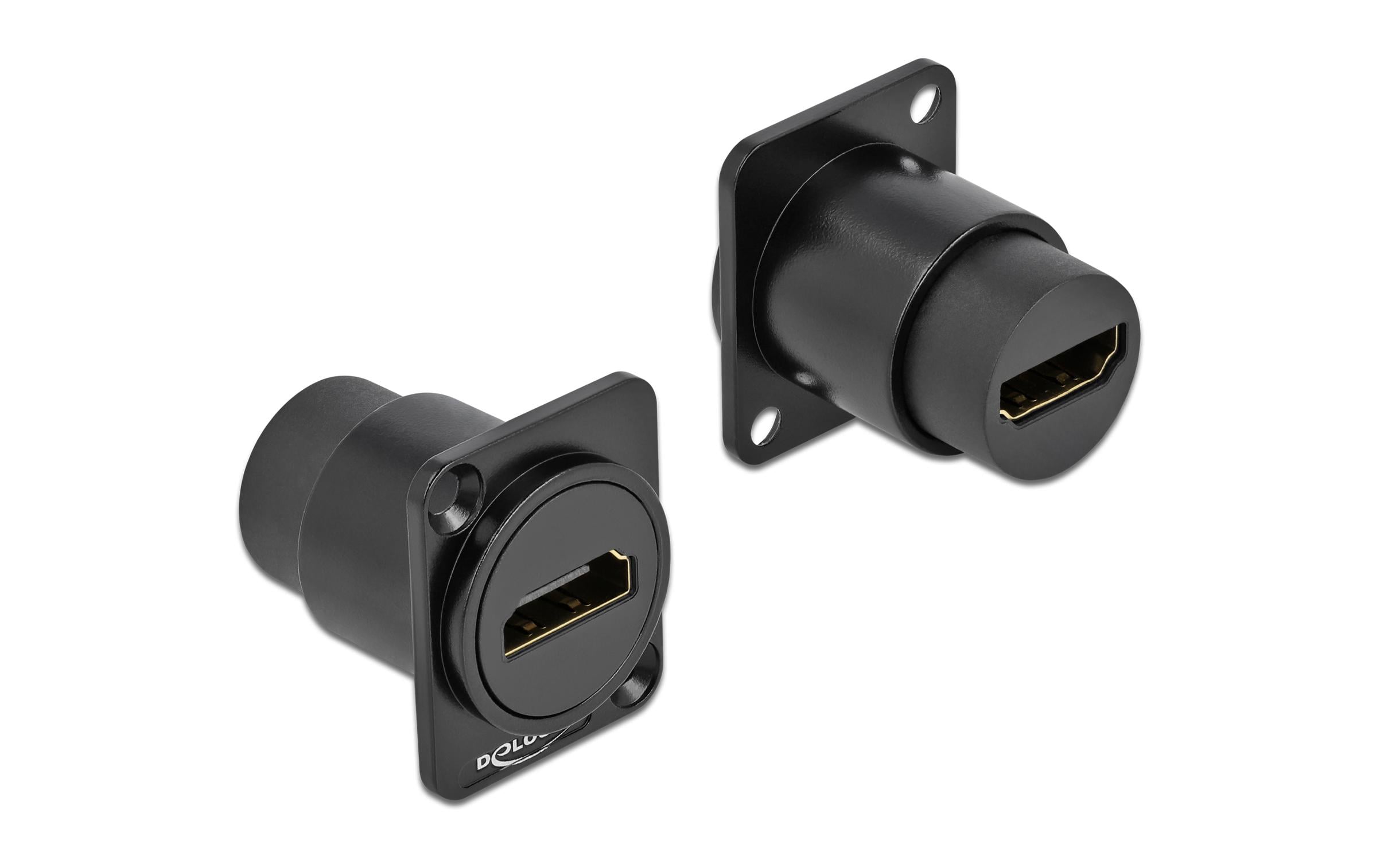 Delock Modul: D-Typ HDMI-A Buchse-Buchse, schwarz