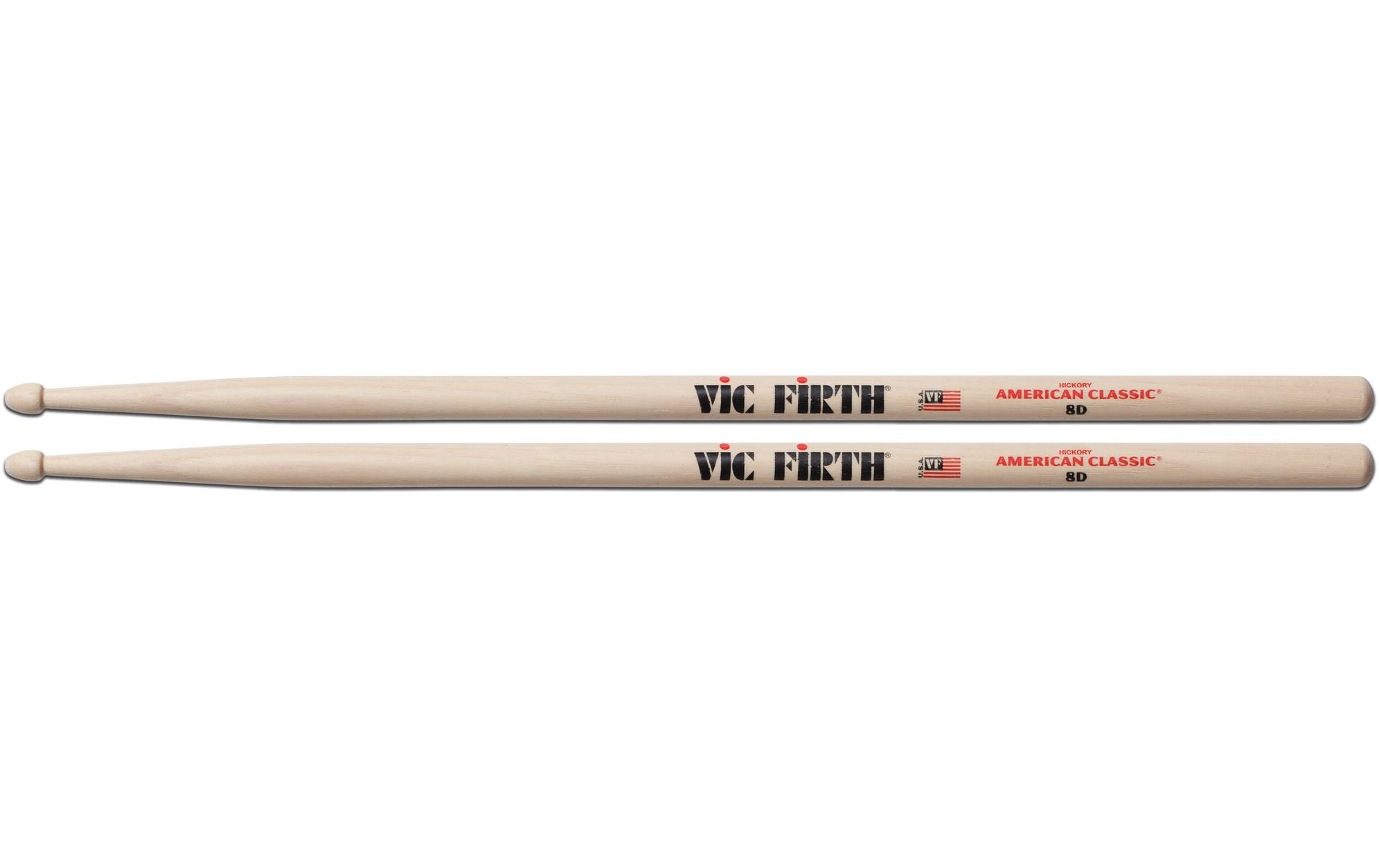 Vic Firth VF8D Drum Sticks 8D Drum Sticks, Paar
