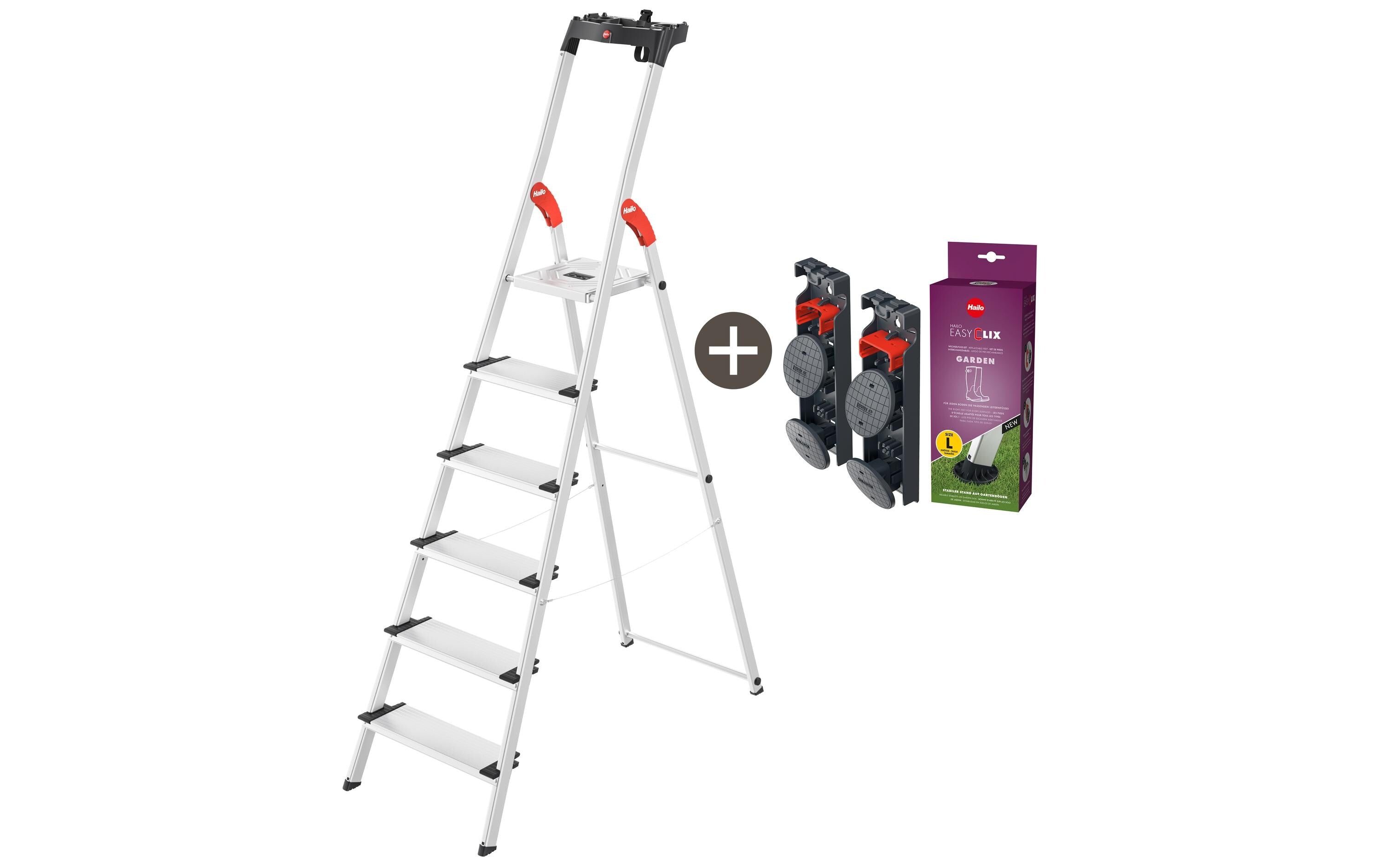 HAILO 6 Stufen L80 ComfortLine Garden 6 St