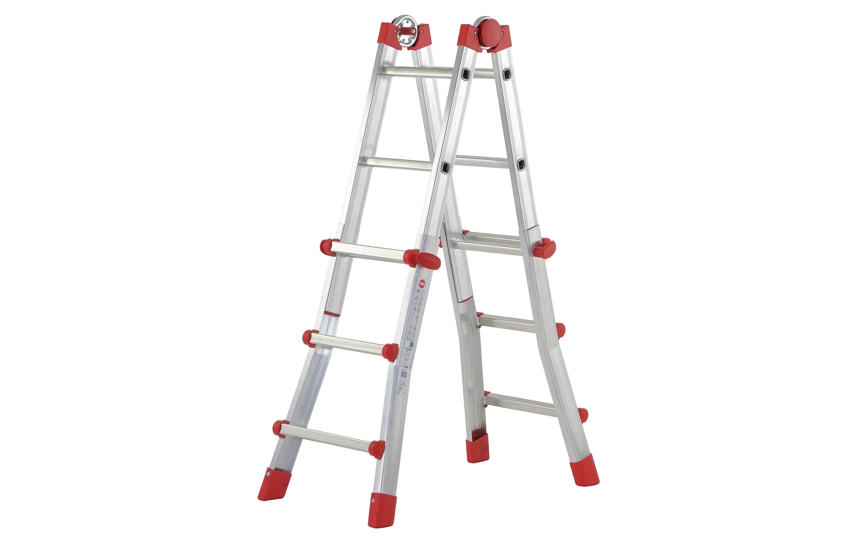 HAILO 4x3 Sprossen Teleskopleiter 4x3 Sprossen