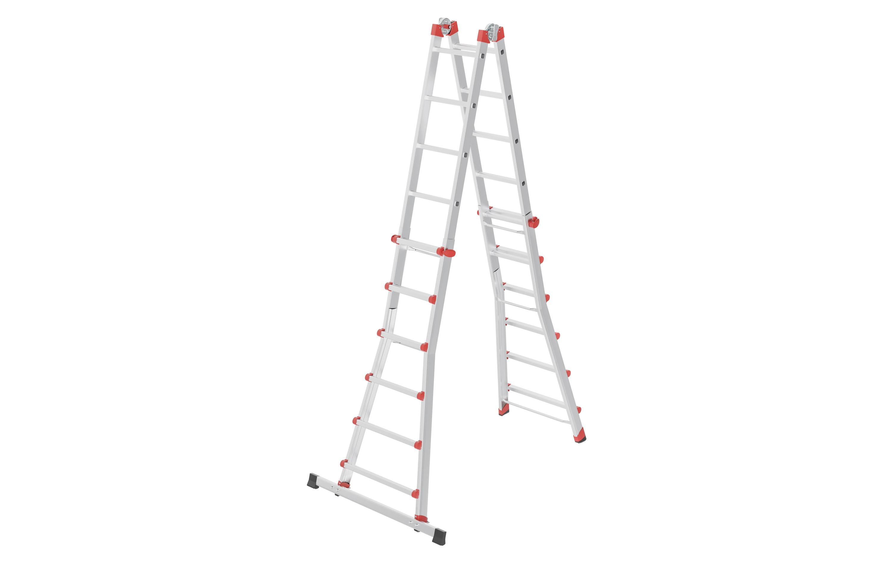 HAILO 4x6 Sprossen Teleskopleiter 4x6 Sprossen