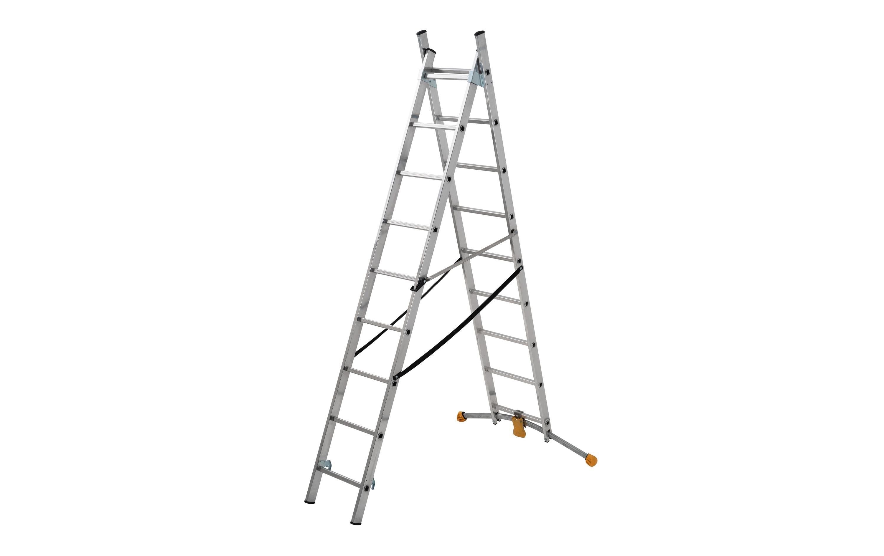HAILO 2x11 Sprossen Kombileiter 2x9 HobbyLOT