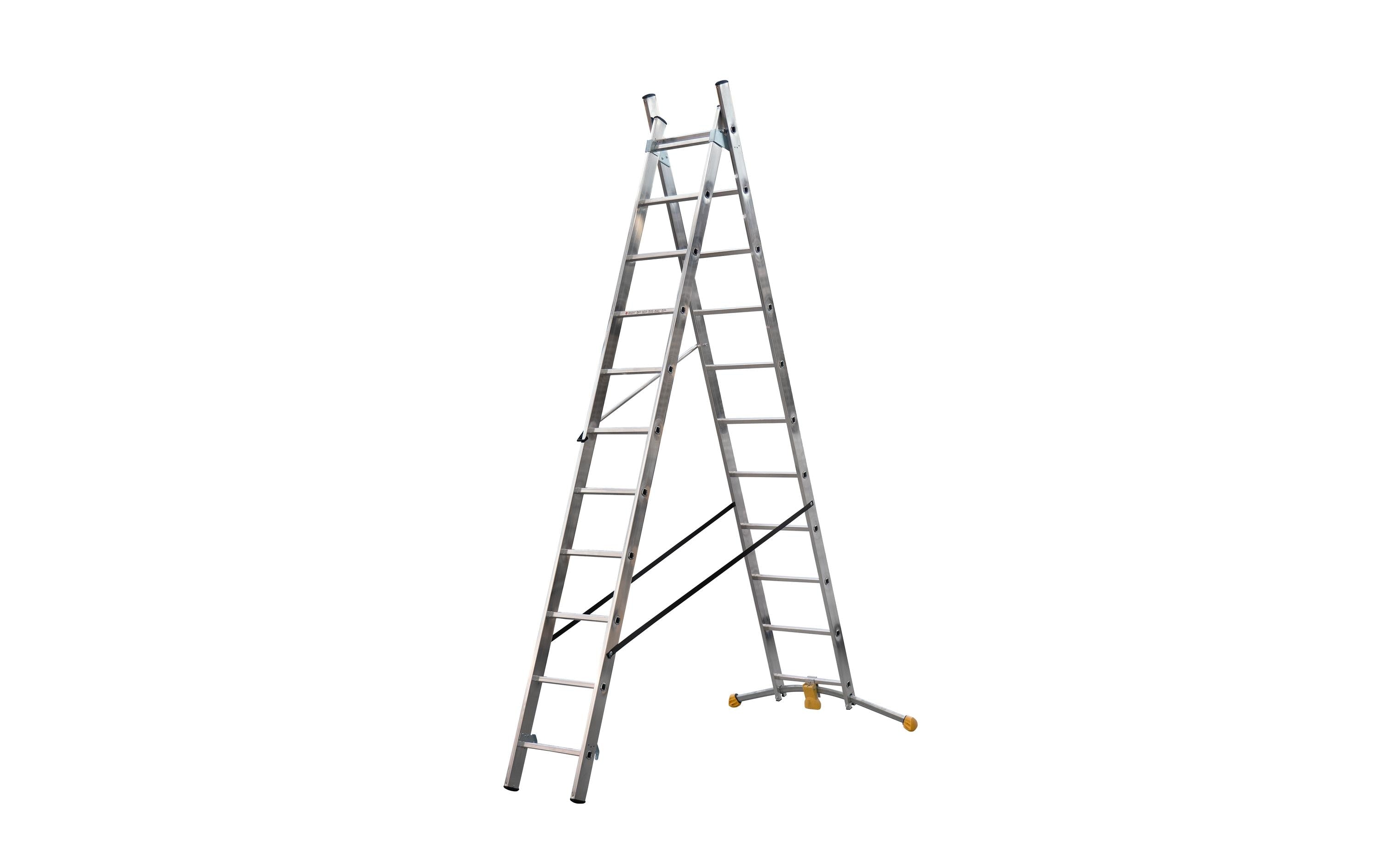 HAILO 4 Stufen Kombileiter 2x11 HobbyLOT