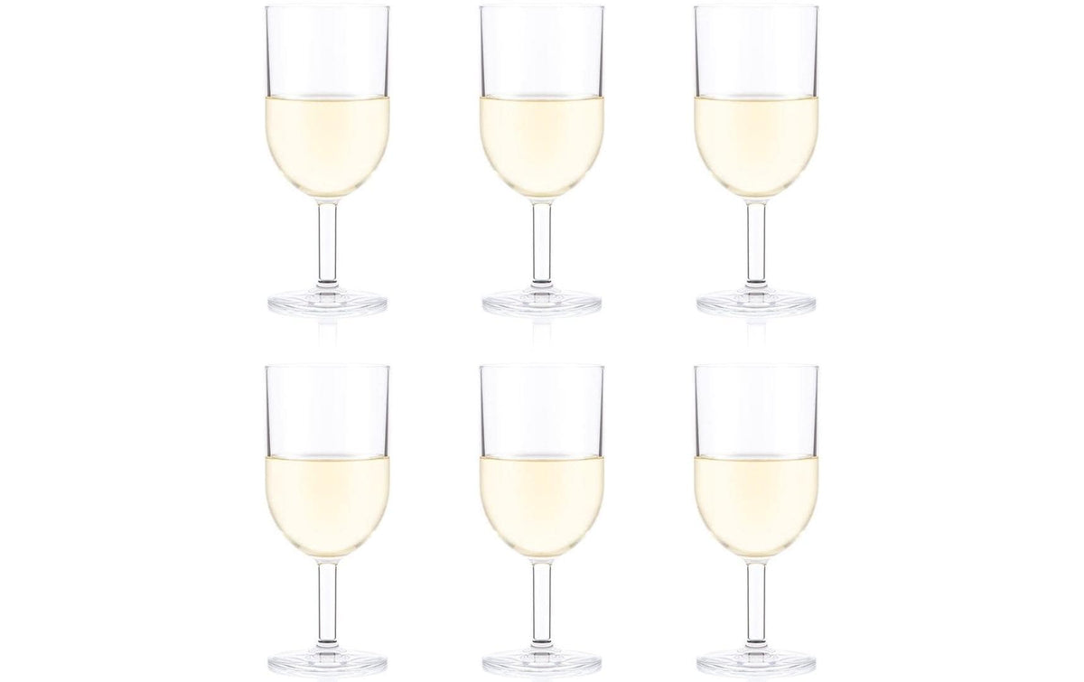 Bodum Oktett Weisswein Glas Kunststoff Set 0.27 Liter, 6 Stück
