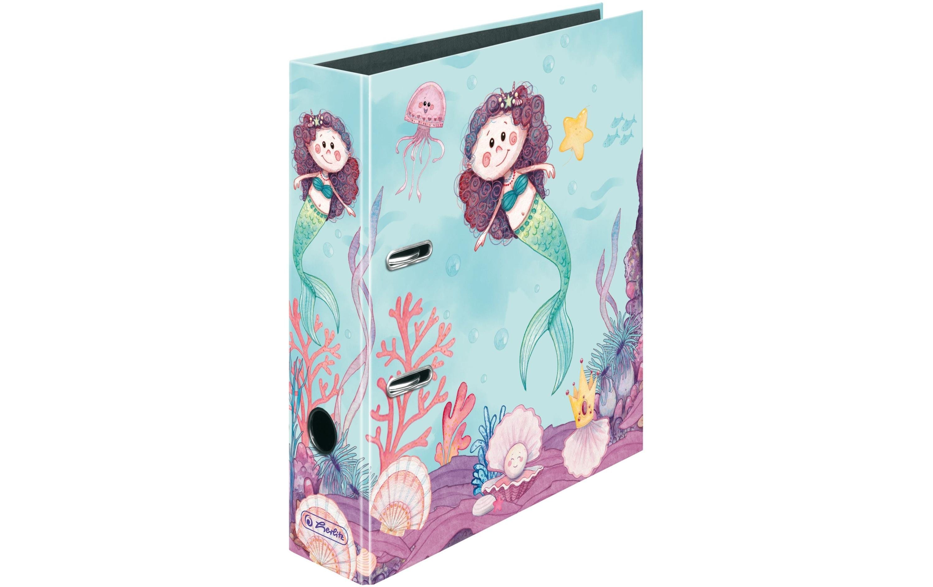 Herlitz Ordner maX.file Mermaid A4 8cm, FSC-Mix