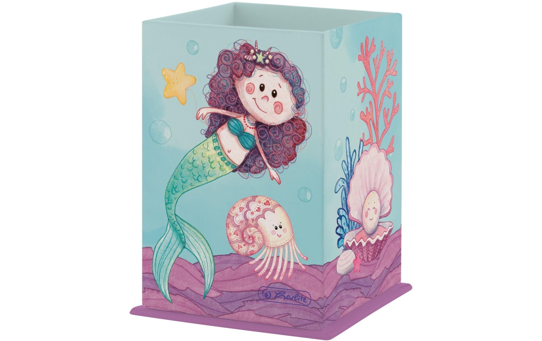 Herlitz Stifteköcher Mermaid Höhe 10cm