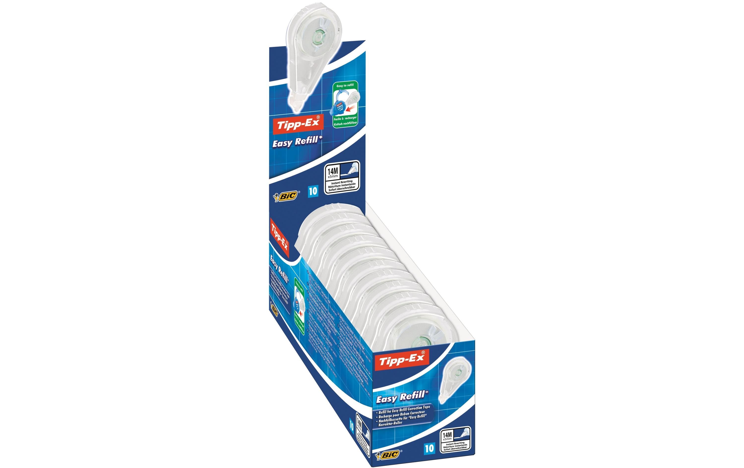 Tipp-Ex Easy Refill Eco Nachfüller 14m x 5mm, 10er Box