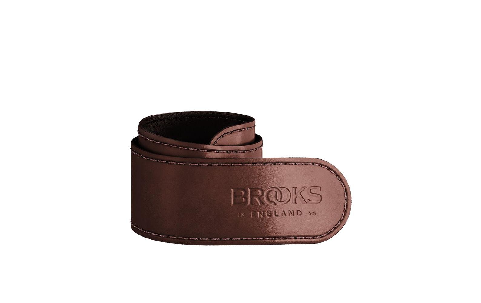 BROOKS Leder Hosenschnappband braun Trouser-Strap