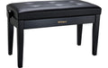 Roland RPB-D300BK Duet size, Satin black Vinyl Seat