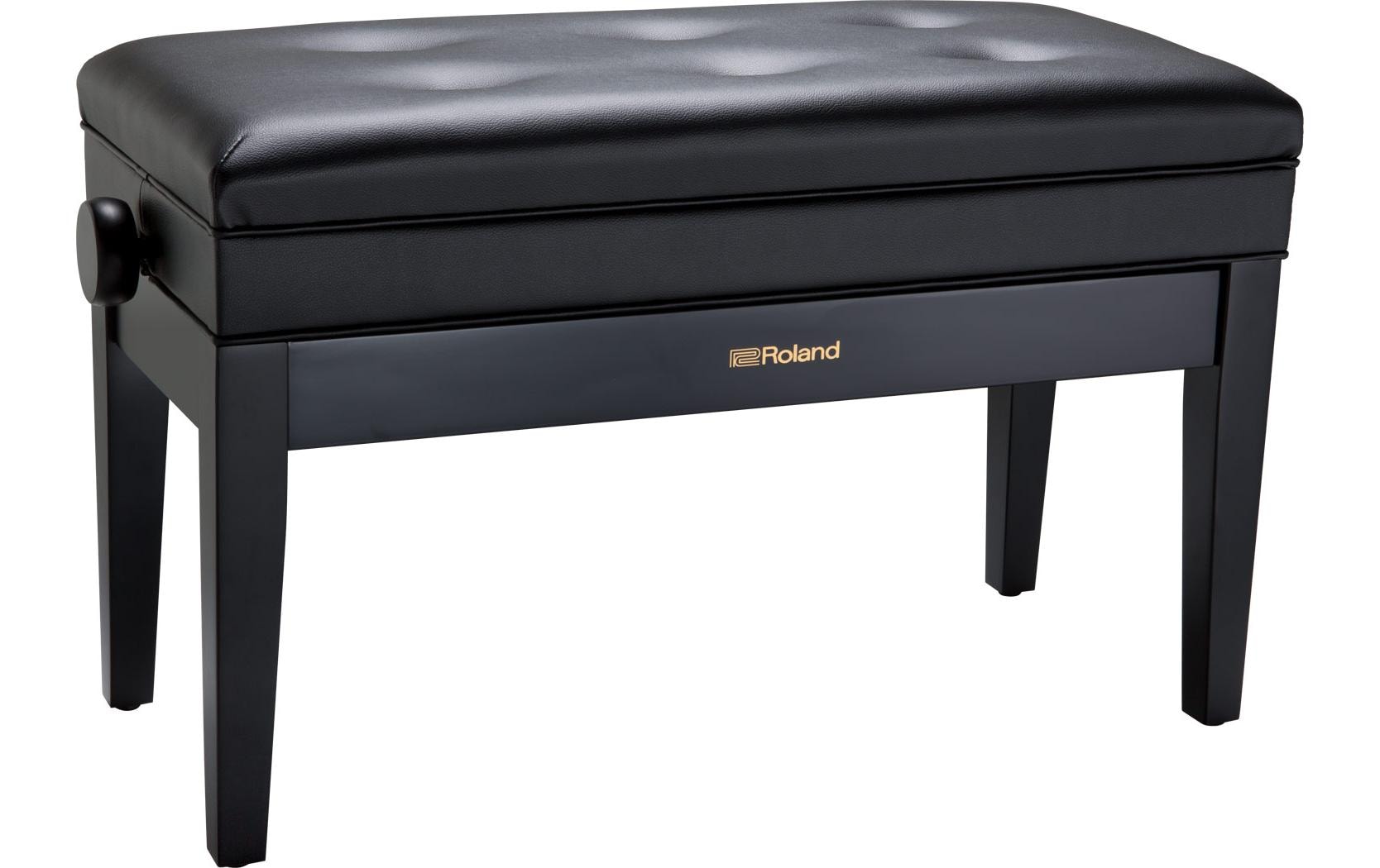 Roland RPB-D400PE Duet size, Polished ebony Vinyl Seat