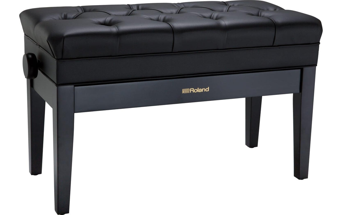 Roland RPB-D500PE Duet size, Polished ebony Vinyl Seat, Aufbewahrungsfach