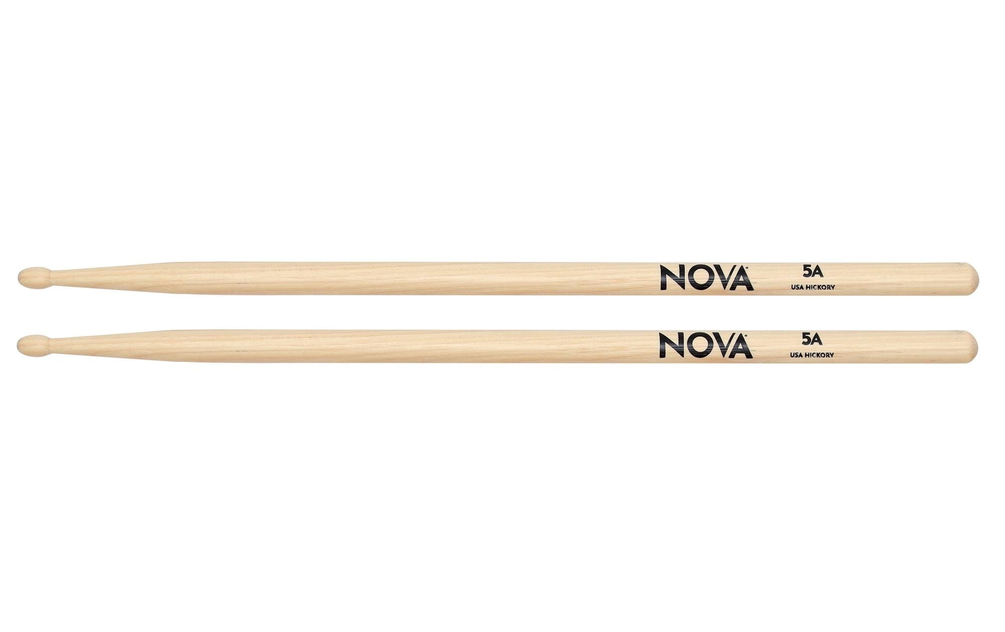 NOVA NO5A by Vic Firth Drum Sticks 5A Drum Sticks, Paar