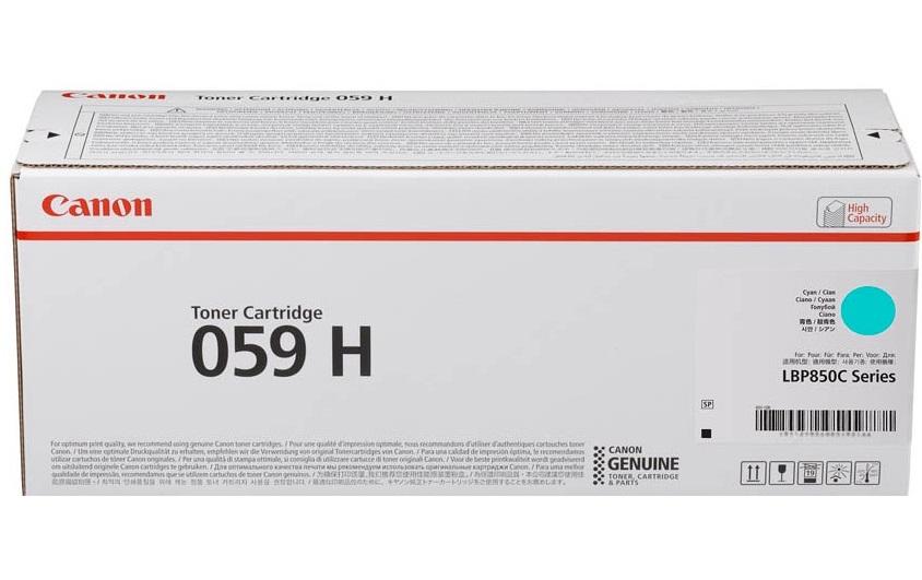 Canon Toner 059 H cyan, 3626C001 13`500 Seiten, zu LBP852Cx/851C/852Ci
