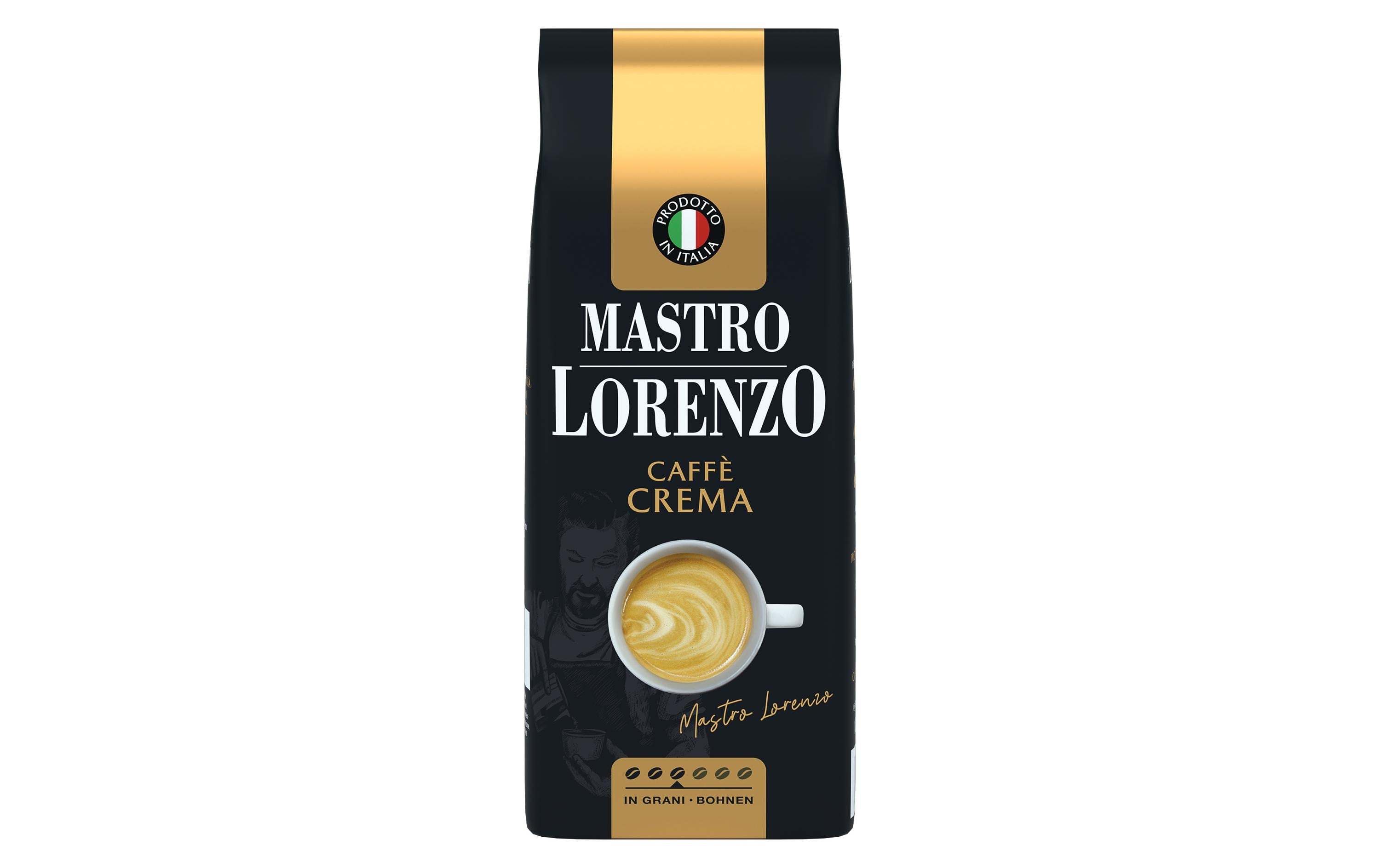 Mastro Lorenzo Kaffeebohnen Crema Packung à 1kg