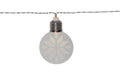 Star Trading Lichterkette  Ornament 1.8m 7 cm x 9 cm x 180 cm, 10 LEDs, Indoor