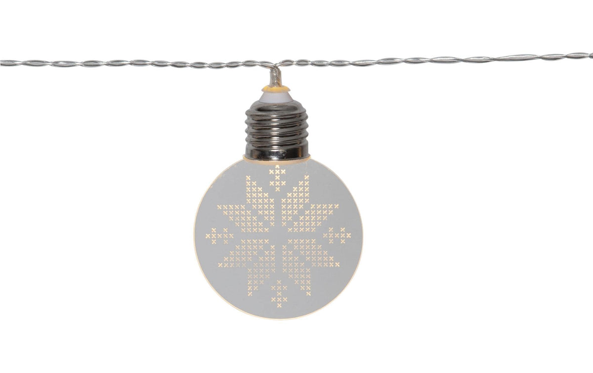 Star Trading Lichterkette  Ornament 1.8m 7 cm x 9 cm x 180 cm, 10 LEDs, Indoor