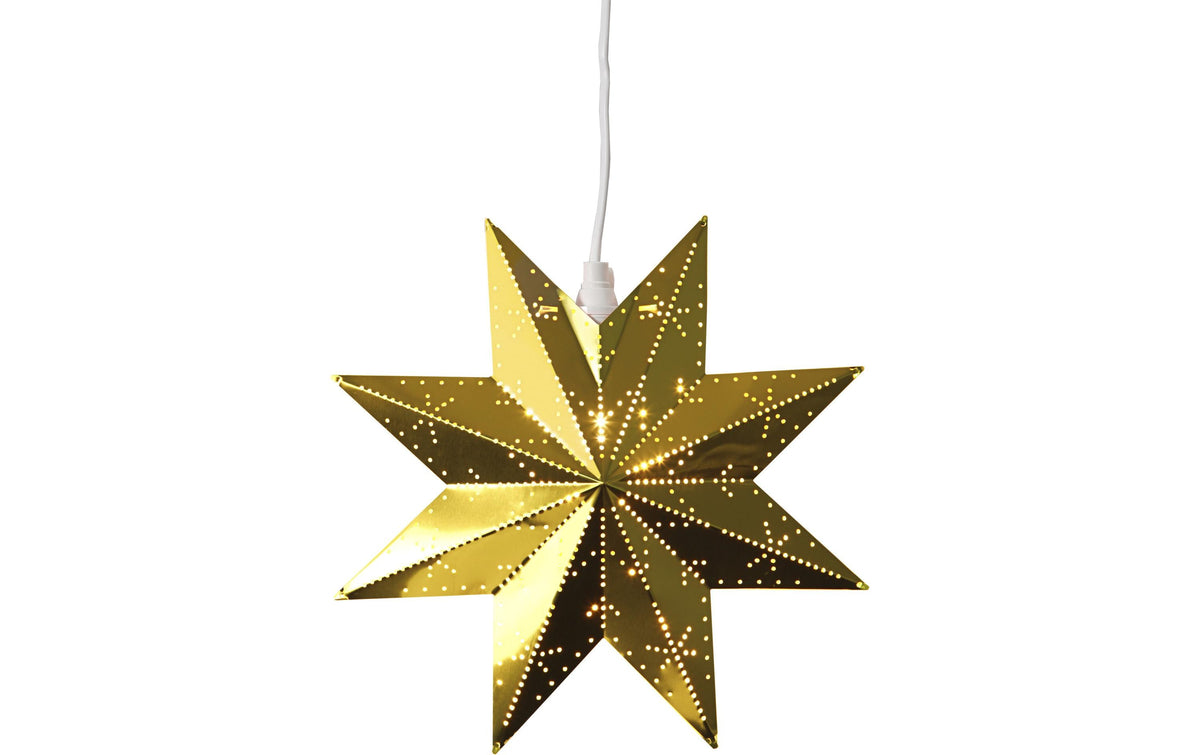 Star Trading Metallstern Classic 8 cm x 28 cm x 28 cm, 1 LED, Indoor
