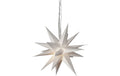 Star Trading Papierstern December exkl. E14 max. 25W, IP20, Ein/Aus-Schalter