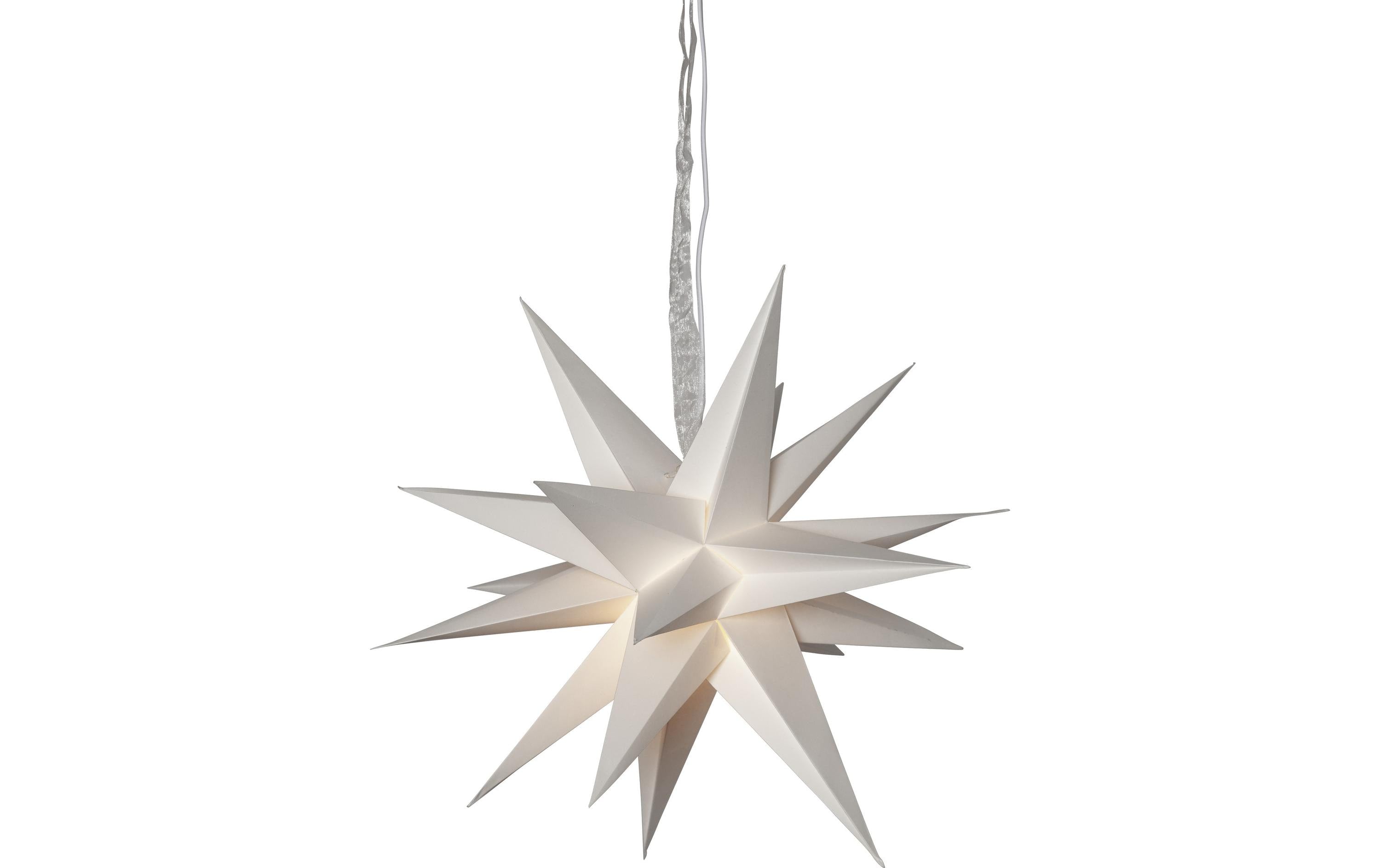 Star Trading Papierstern December exkl. E14 max. 25W, IP20, Ein/Aus-Schalter