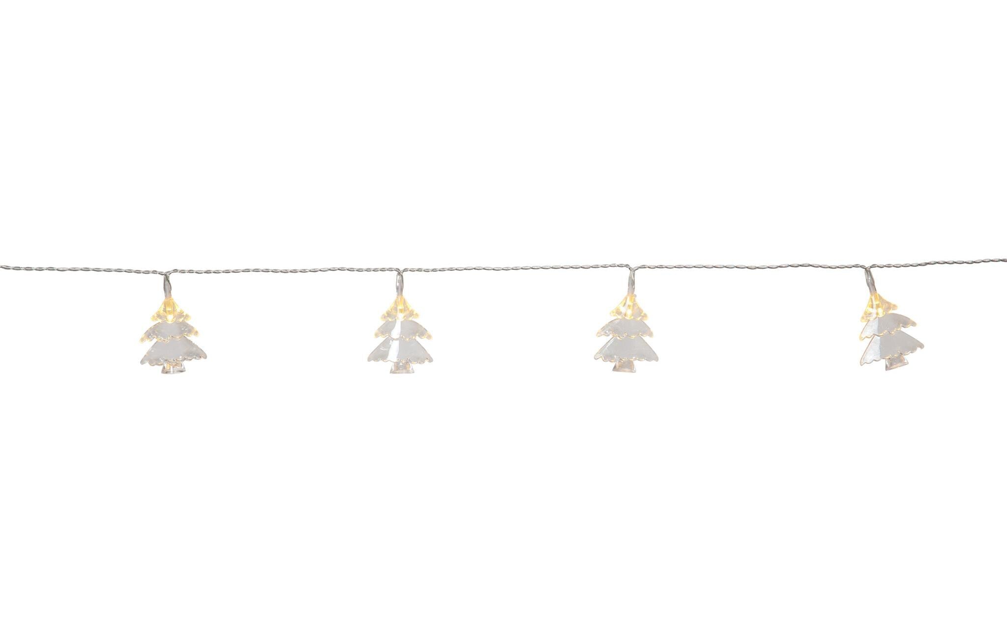 Star Trading Lichterkette Izy Tanne inkl. LED WW, exkl. Batterie 2x AA, IP20