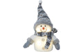 Star Trading LED Schneeman grau klein 1 LED, Bat: 3x AAA, LxB: 15x25 cm