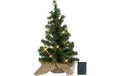 Star Trading LED Weihnachtsbaum Toppy 45cm 10 LED, Bat: 3xAA m Timer, LxH: 25x45cm