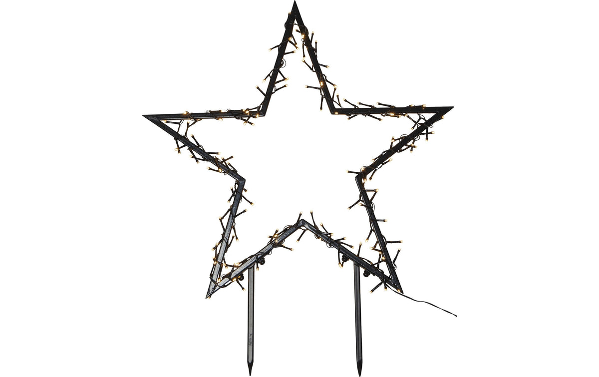 Star Trading Outdoor Dekoration Spiky 2 cm x 73 cm x 60 cm, 140 LEDs, Outdoor