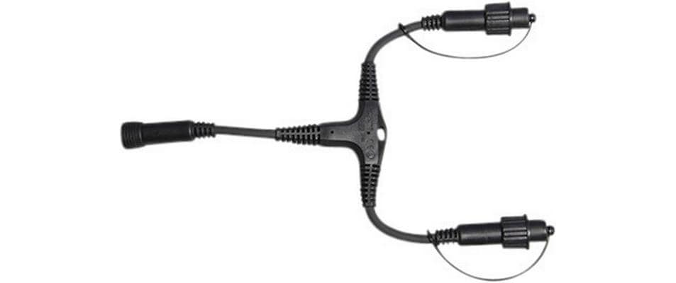 Star Trading SystEXPO/LED Extra, 2-Splitter schwarz, passend zu System EXPO/LED