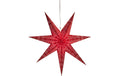 Star Trading Papierstern Antique 60 cm x  60 cm x 16 cm, 1 LED, Indoor