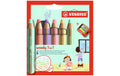 STABILO Woody 3in1 Pastell 6er Etui 18er Etui, inkl. Spitzer/Pinsel