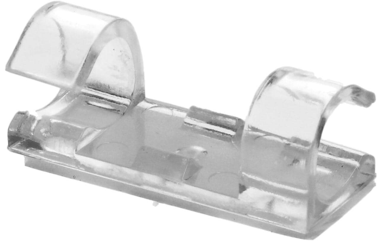 Max Hauri Kabelclips-Set 10mm transparent, 14 Stk