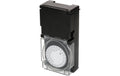 Max Hauri Zeitschaltuhr IP55 24h analog, schwarz