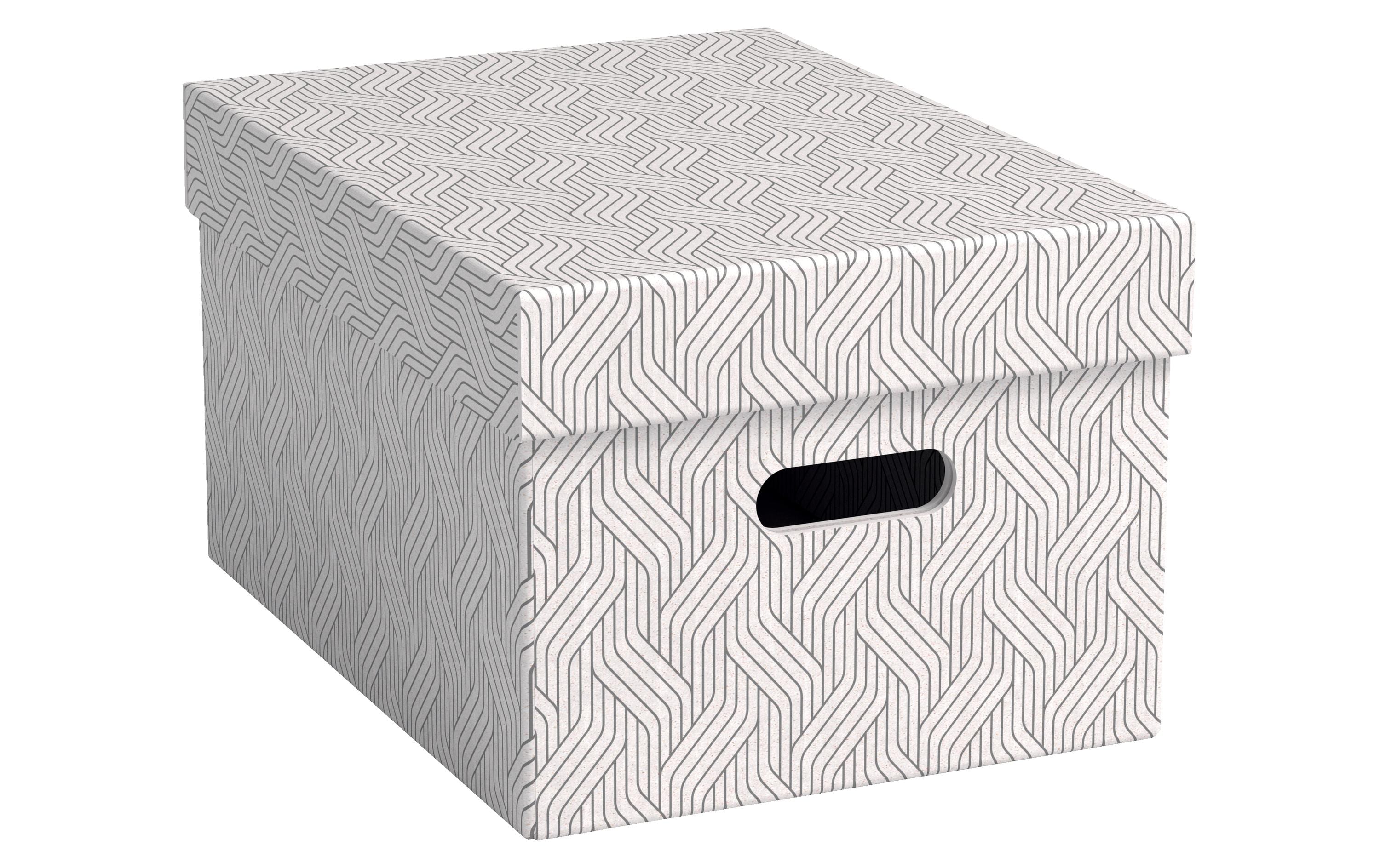 VON Archiv- und Aufbewahrungsbox Medium weiss, 15 L, 3 Stück