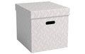 VON Archiv- und Aufbewahrungsbox Cube weiss, 29 L, 3 Stück